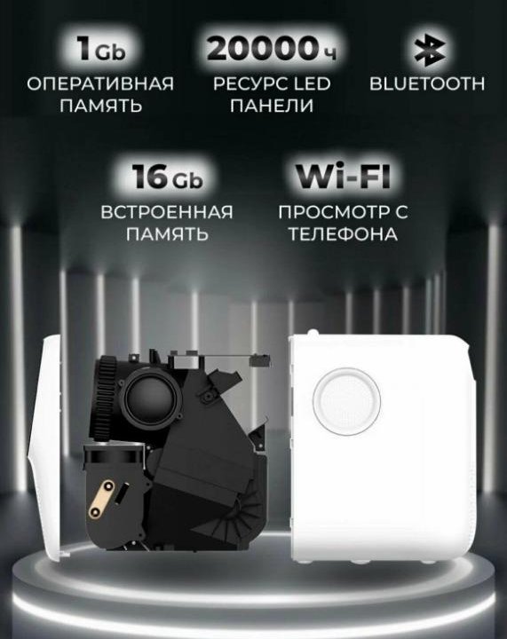 Портативный проектор Lingbo T4MAX 1080p HD