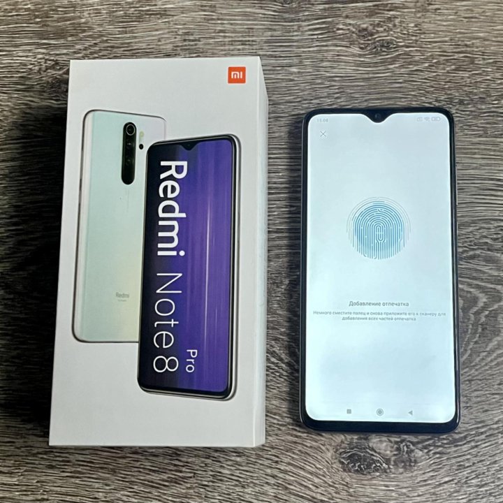 Xiaomi Redmi Note 8 Pro, 6/128GB, White(Ростест)