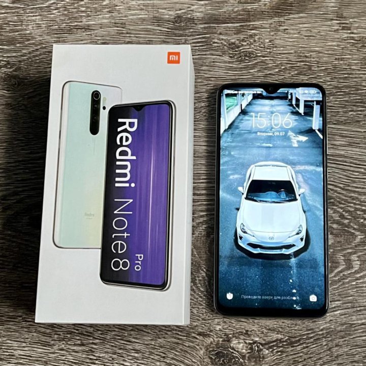 Xiaomi Redmi Note 8 Pro, 6/128GB, White(Ростест)