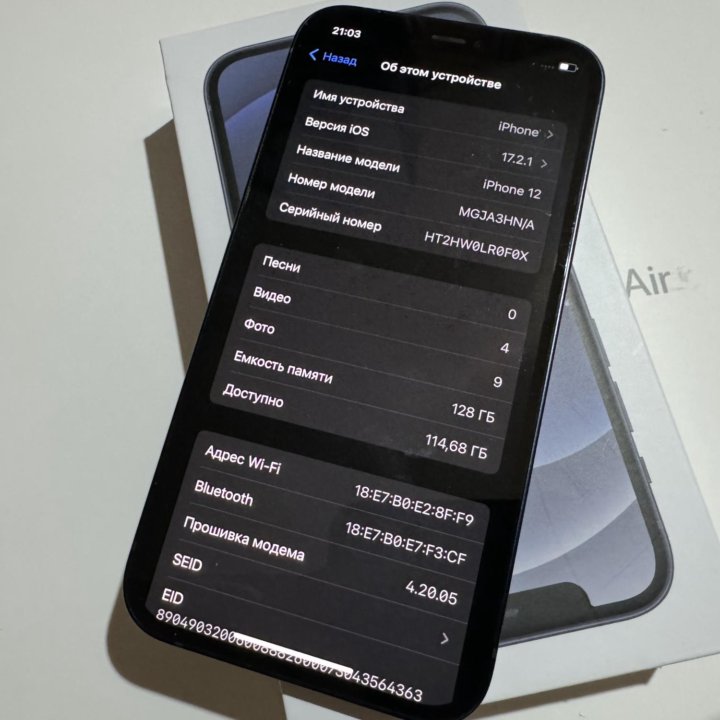 IPhone 12 128GB АКБ 89%
