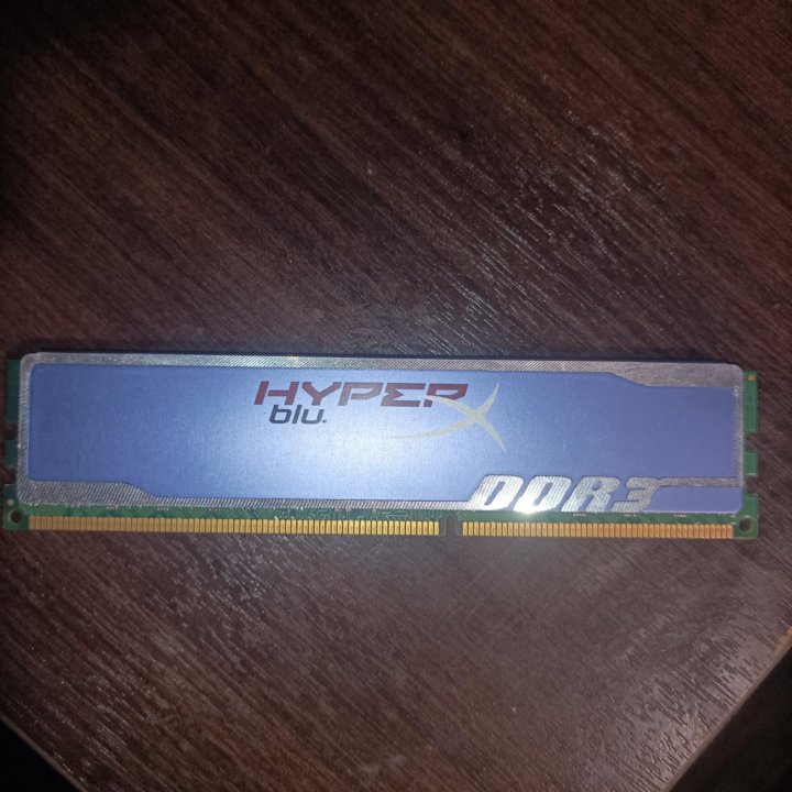 оперативная память, Kingston HYPER X blu DDR3, 4gb