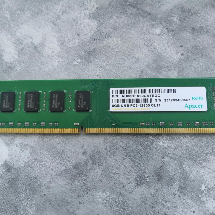 Новая Оперативная память 8Гб DDR3