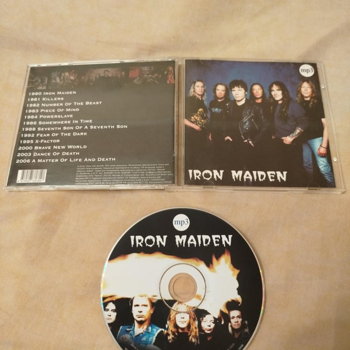 Iron Maiden. Британская Хеви-Метал-Группа.МР3 диск