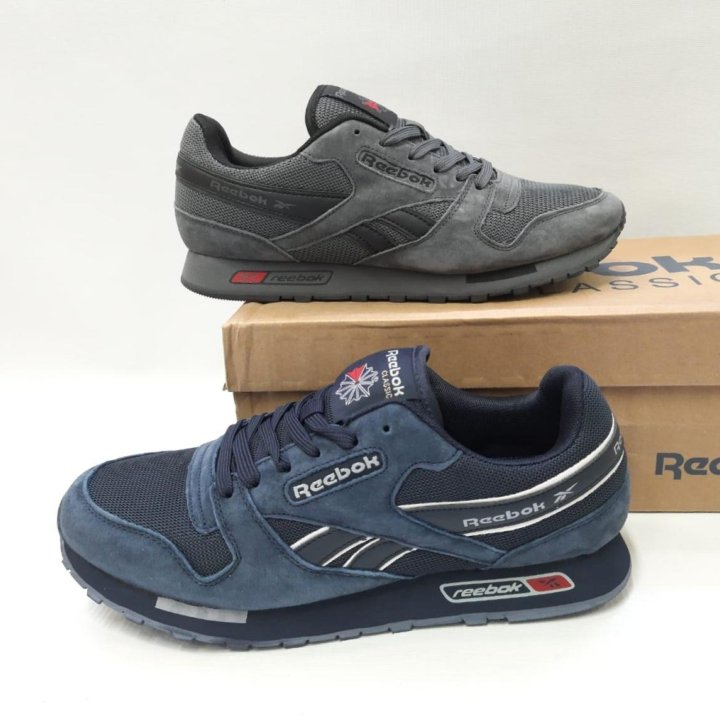 Кроссовки Reebok размеры 41-46 артикул 859 серый