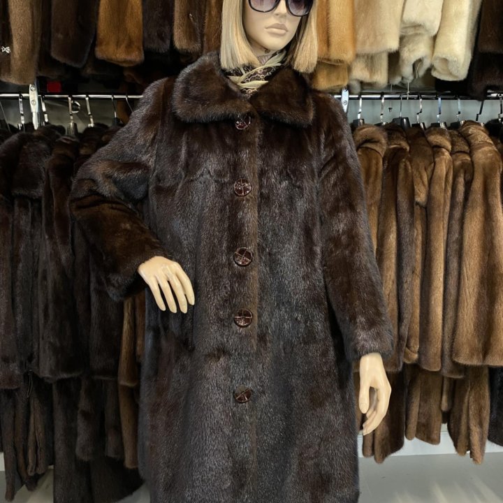 Kopenhagen fur. Греческая шуба из норки 54- 56 р.