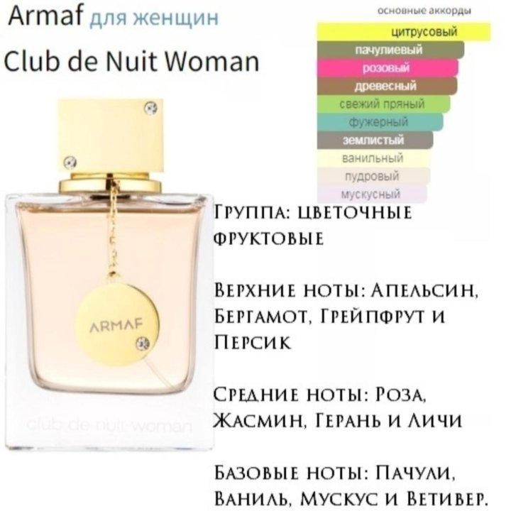 Armaf Club de Nuit Woman оригинал на распив