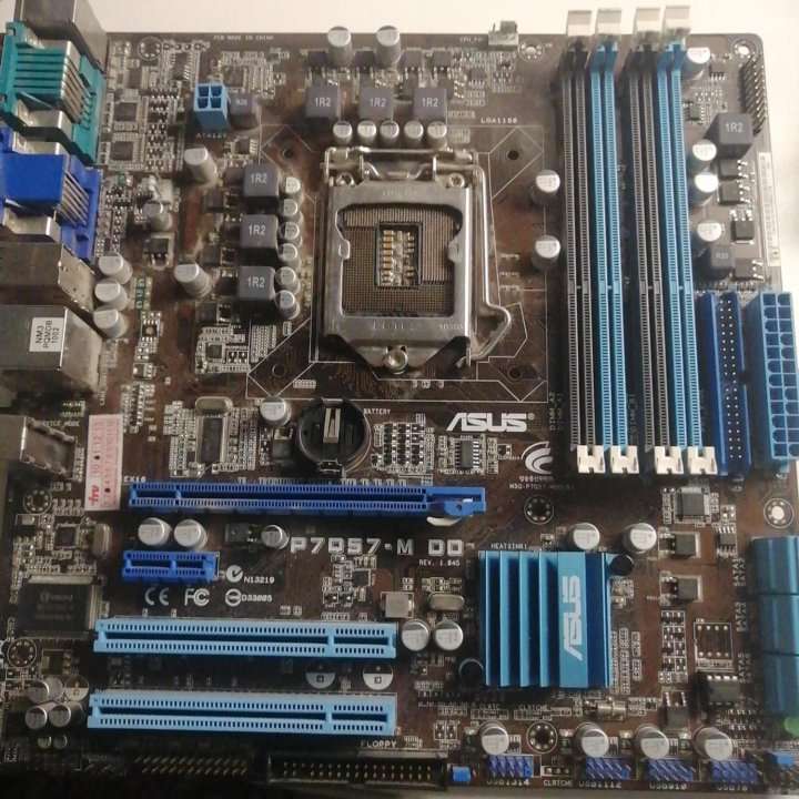 Материнская плата, 1155 Socket, Asus P8B75-M, 4xDD