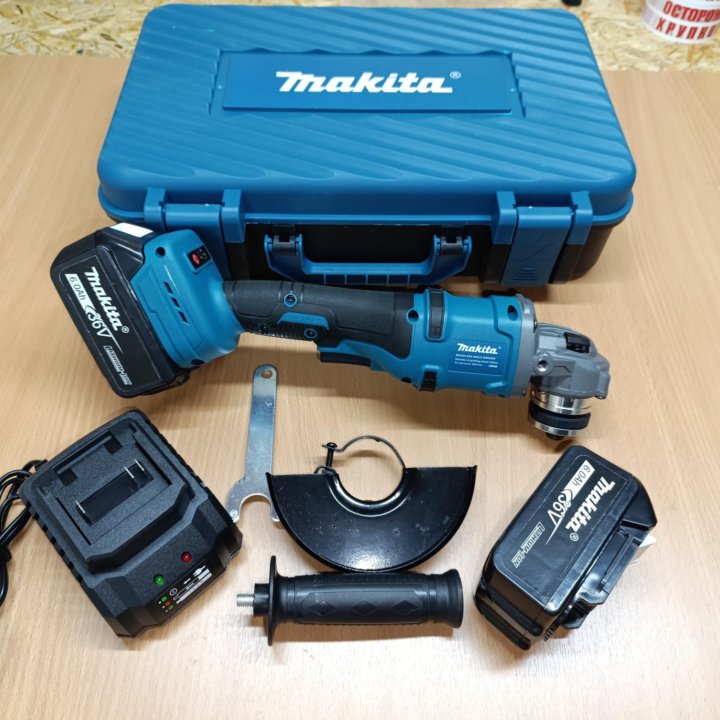 Аккумуляторная болгарка makita 125мм