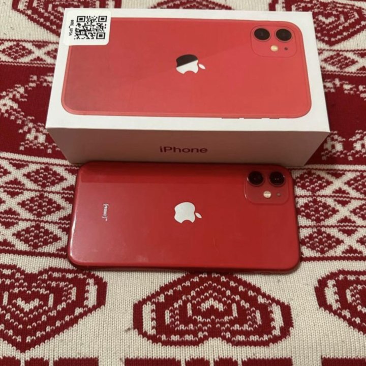 iPhone 11 128 Red 100% батарея