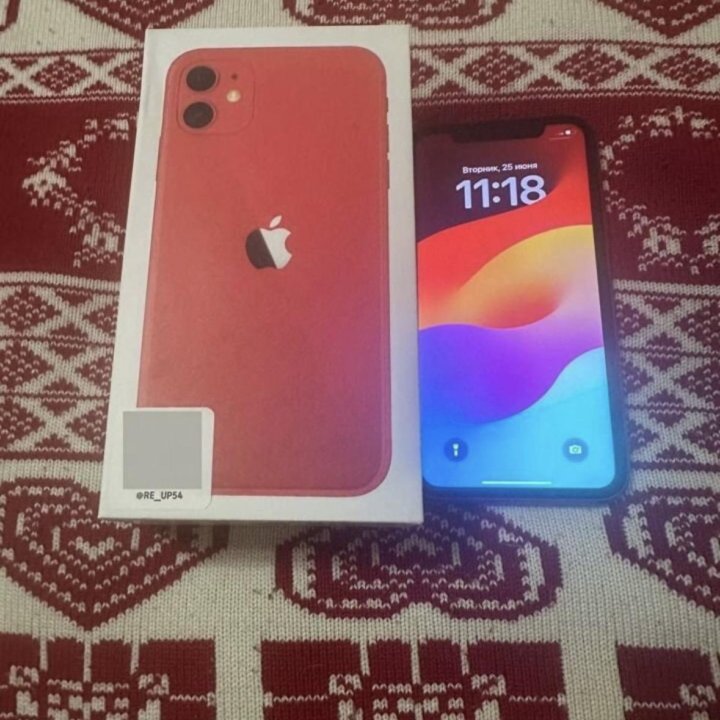 iPhone 11 128 Red 100% батарея