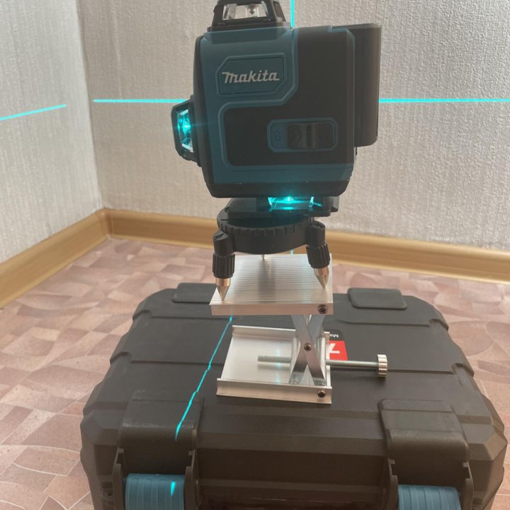 Лазерный уровень makita 4d нивелир 16 линий