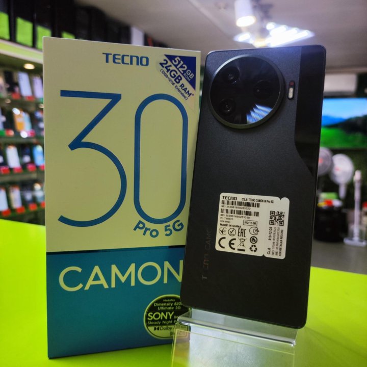 Tecno Camon 30 Pro 5G- 12/512Gb 5000mAh 6.8