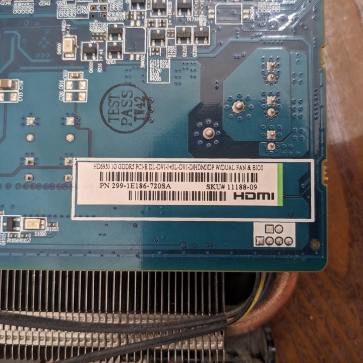 Видеокарта Sapphire HD 6950 1Gb DDR5