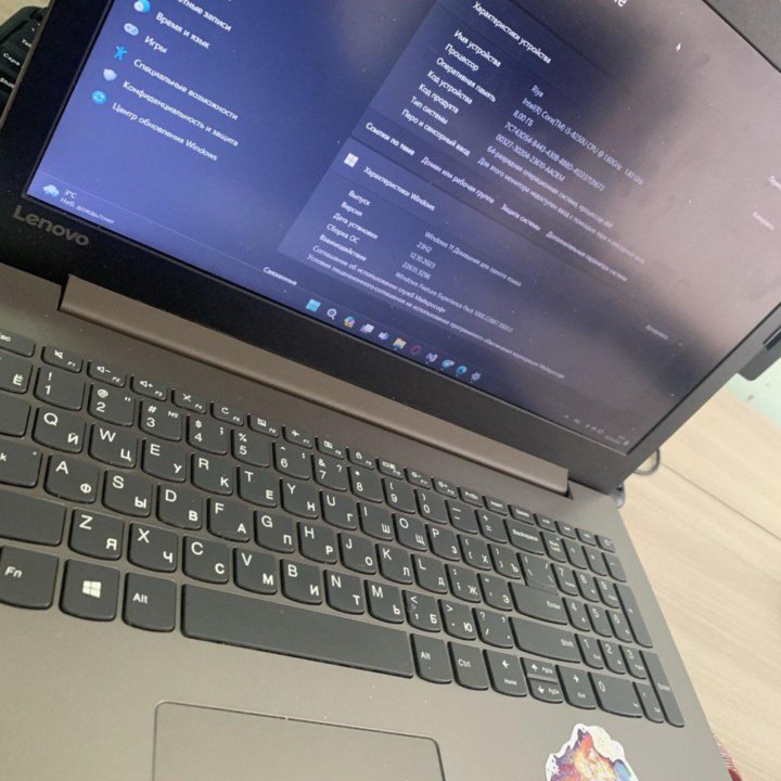 Свежий игровой ноутбук Lenovo i5/8г6/ssd/MX150