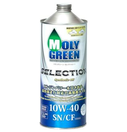 Масло моторное Moly Green Selection 10w40 синтетика 1 литр