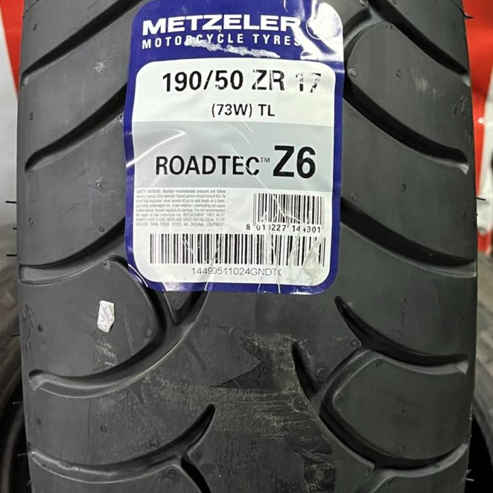 Мотошина 190/50 ZR17 Metzeler Roadtec Z6 73W TL