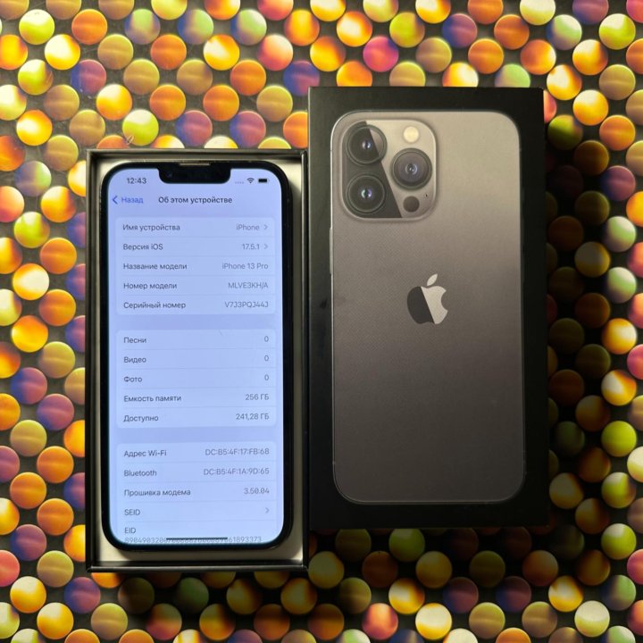 iPhone 13 Pro 256gb Graphite