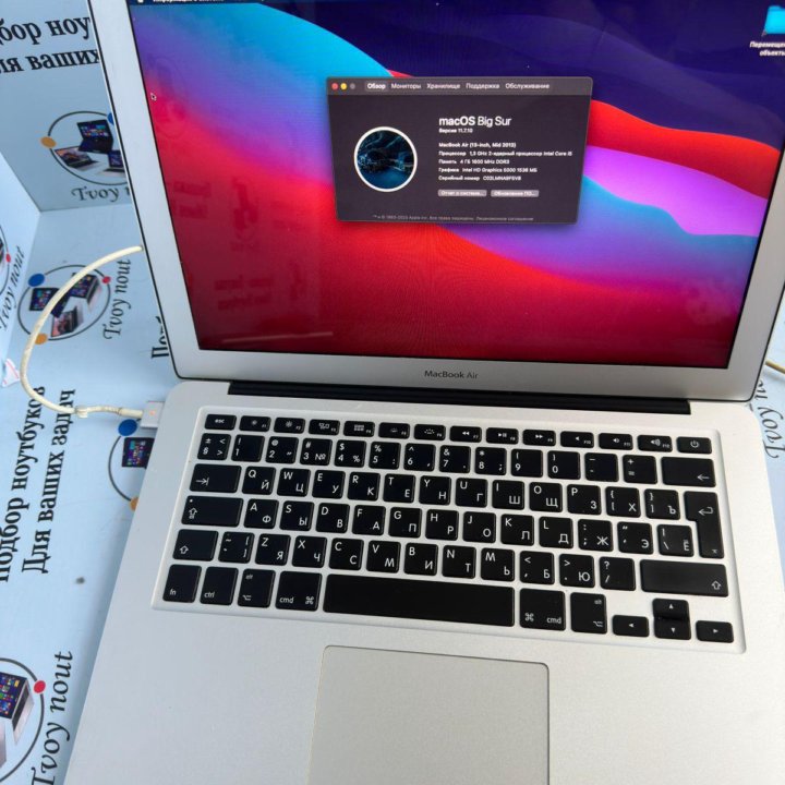 MacBook Air 13, 256gb SSD, CORE I5/4gb/256gb