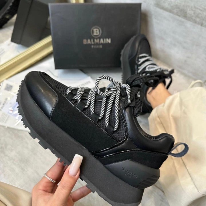 BALMAIN, Кроссовки Платформа