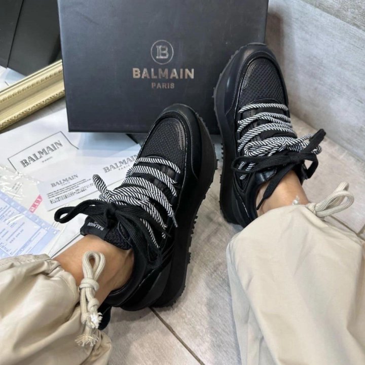 BALMAIN, Кроссовки Платформа