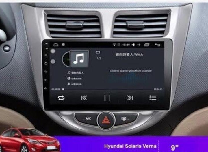 магнитола андроид хендай солярис