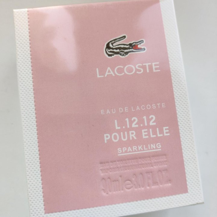 Туалетная вода Lacoste L.12.12 Pour Elle Sparkling