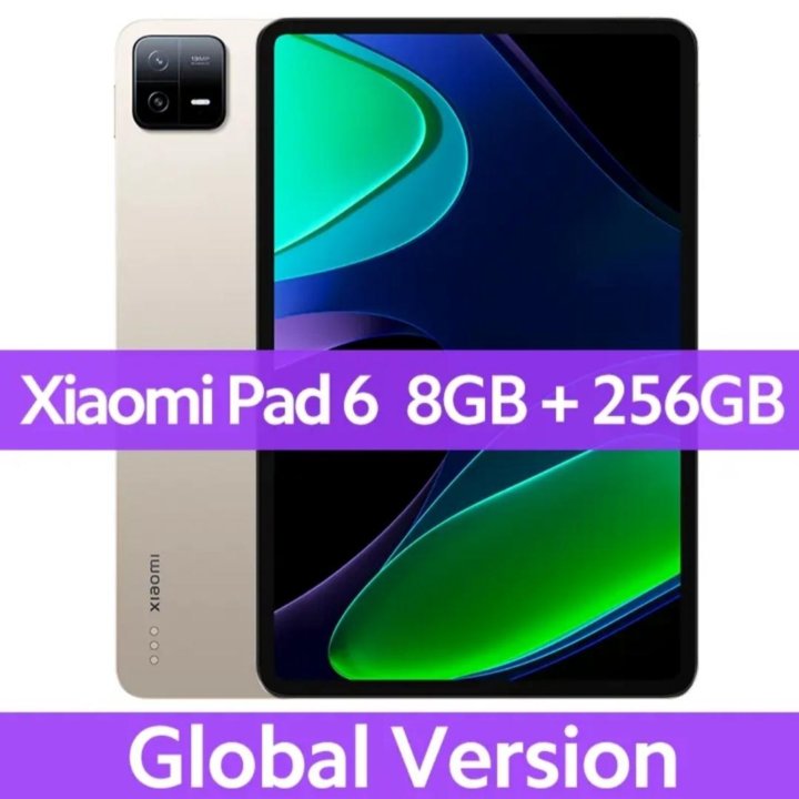 Новый Xiaomi Pad 6, 8/256 GB, Black.