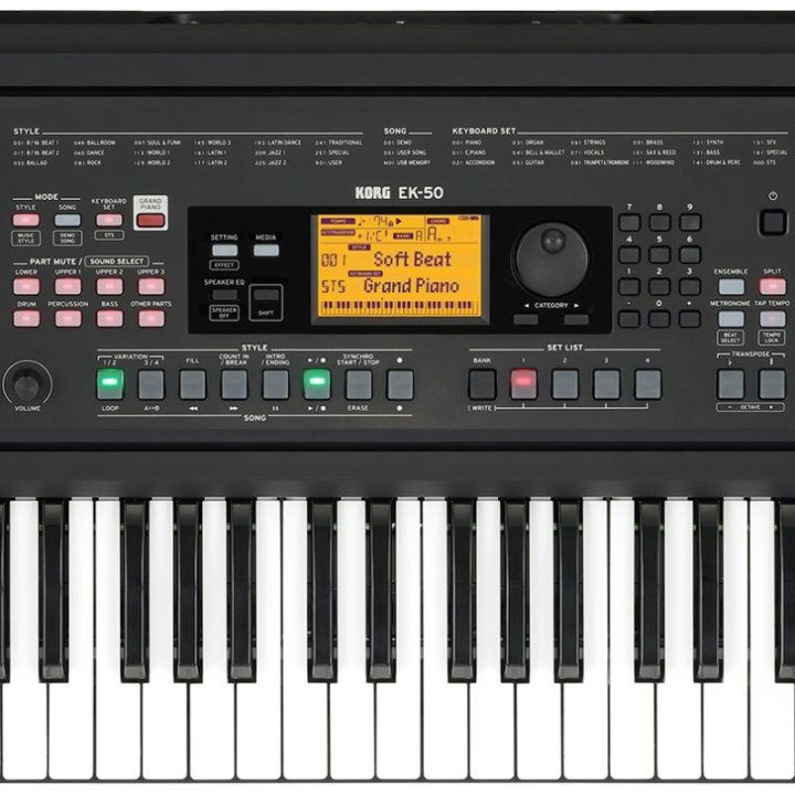 Korg EK50, синтезатор (есть чехол)