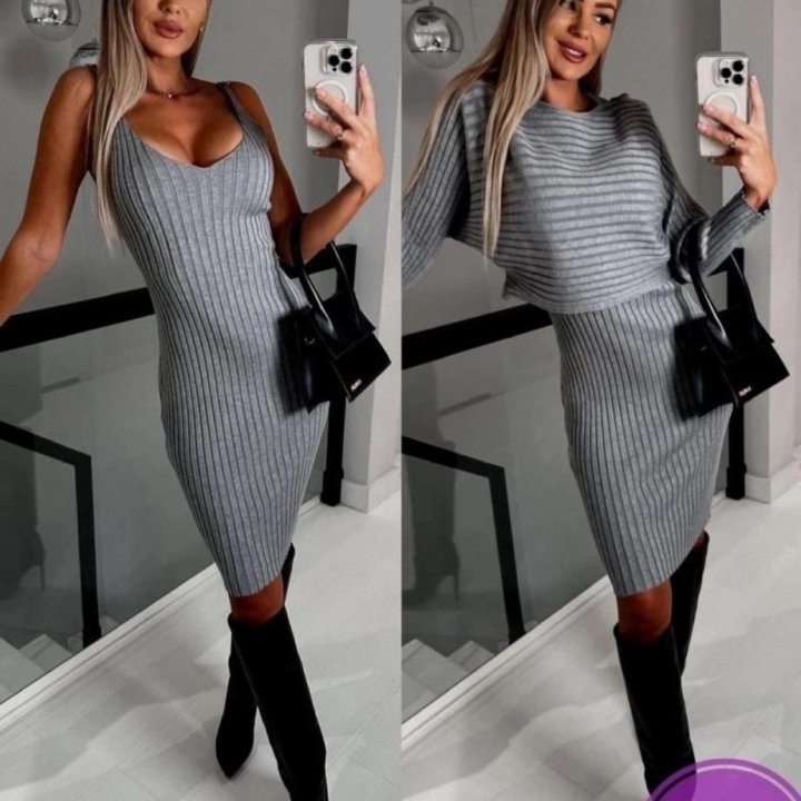 Платье черное