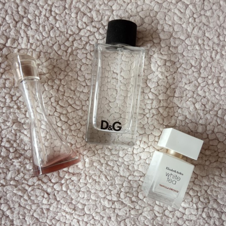 Пустые флаконы Kenzo Elizabeth Arden Dolce Gabbana