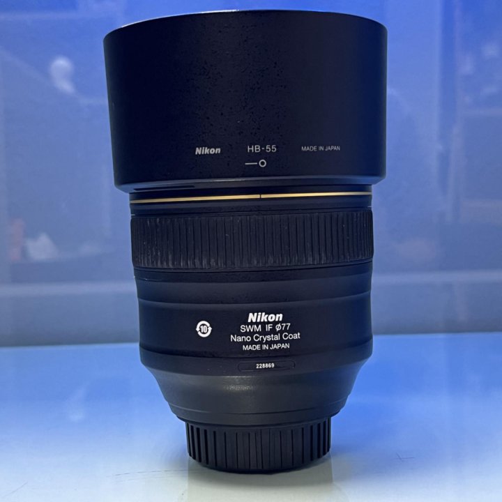 Профессиональный объектив Nikon AF-S 85mm f/1.4 G