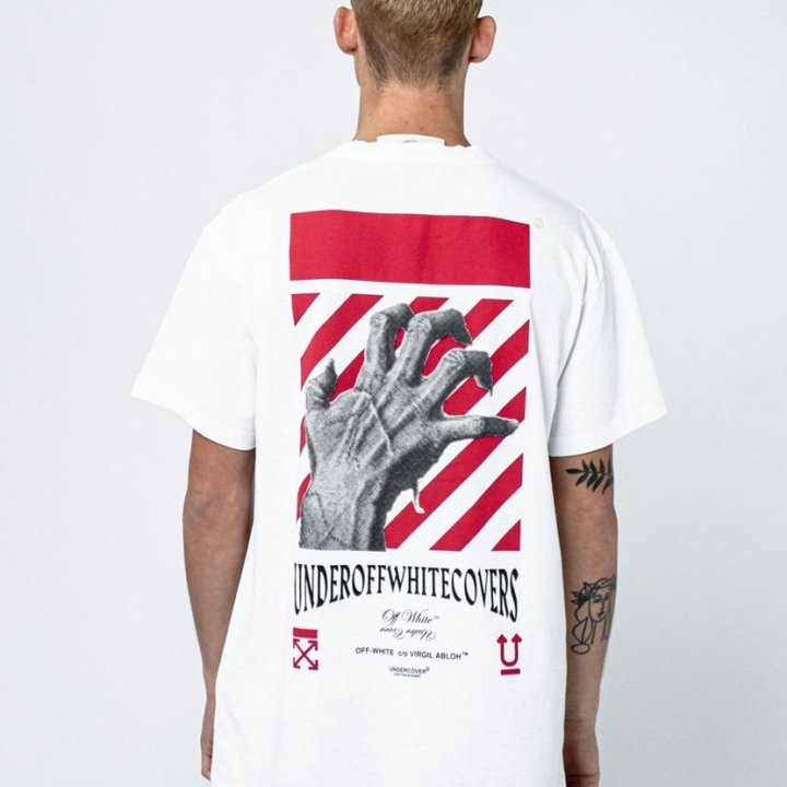 Off White X Undercover стильная футболка УНИСЕКС