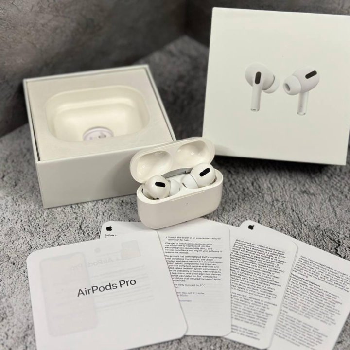 Наушники airpods pro с шумоподавлением