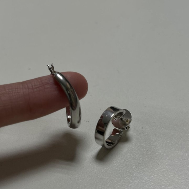 Серебряные серьги