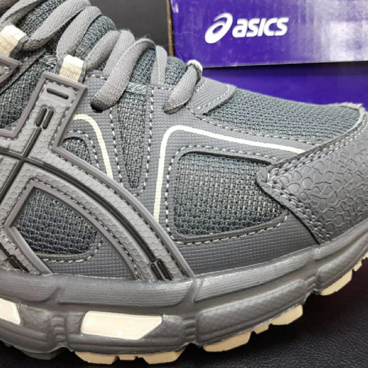 Кроссовки Asics беговые артикул 2408 сер/серый