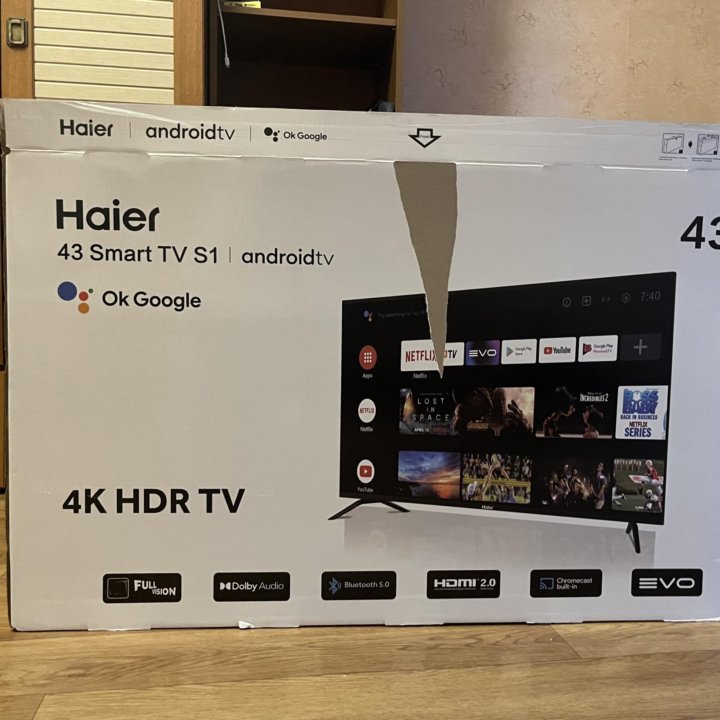 Телевизор Haier 43 Smart TV S1 | androidtv