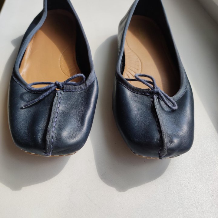 Балетки Clarks 37,5 кожа