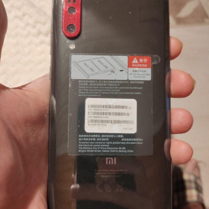 Смартфон Xiaomi Mi 9 6\128 GB Piano Black GLOBAL