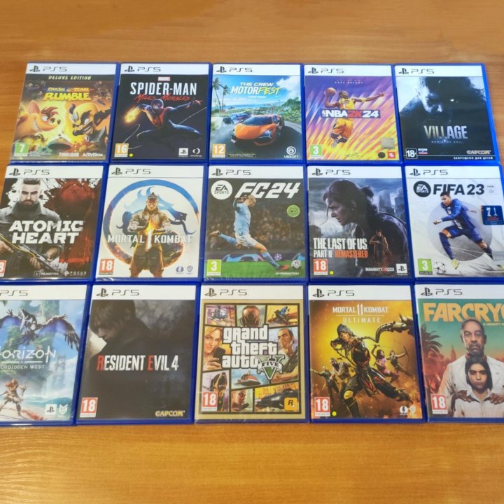 Игры PS5: FIFA 24, UFC 4, Mortal Kombat 1, FC 24