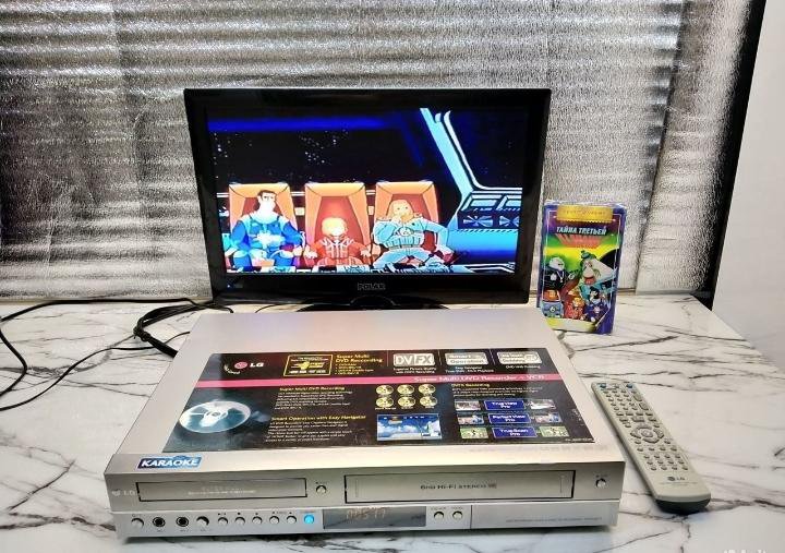 Рекордер DVD+VCR LG DVRK687 Оцифровка видеокассет