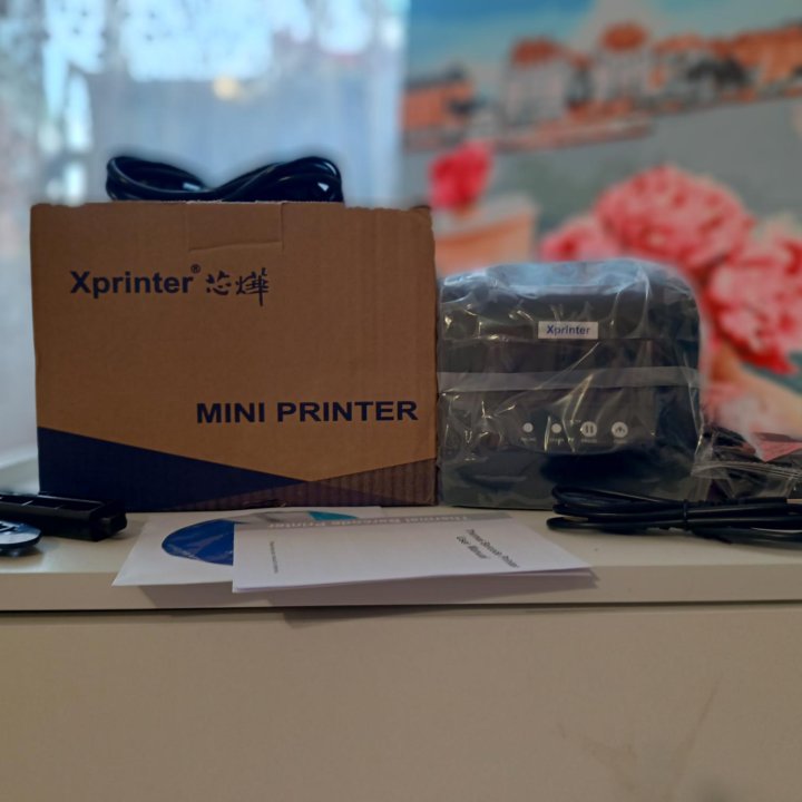 Новый Термопринтер этикеток Xprinter XP-365B USB