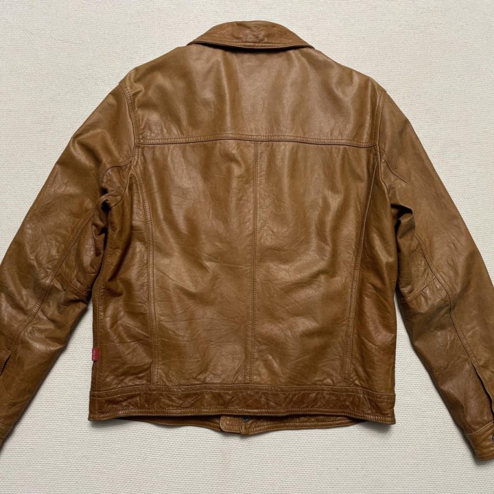 Levi's Leather Trucker Jacket