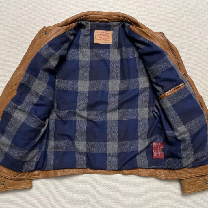 Levi's Leather Trucker Jacket