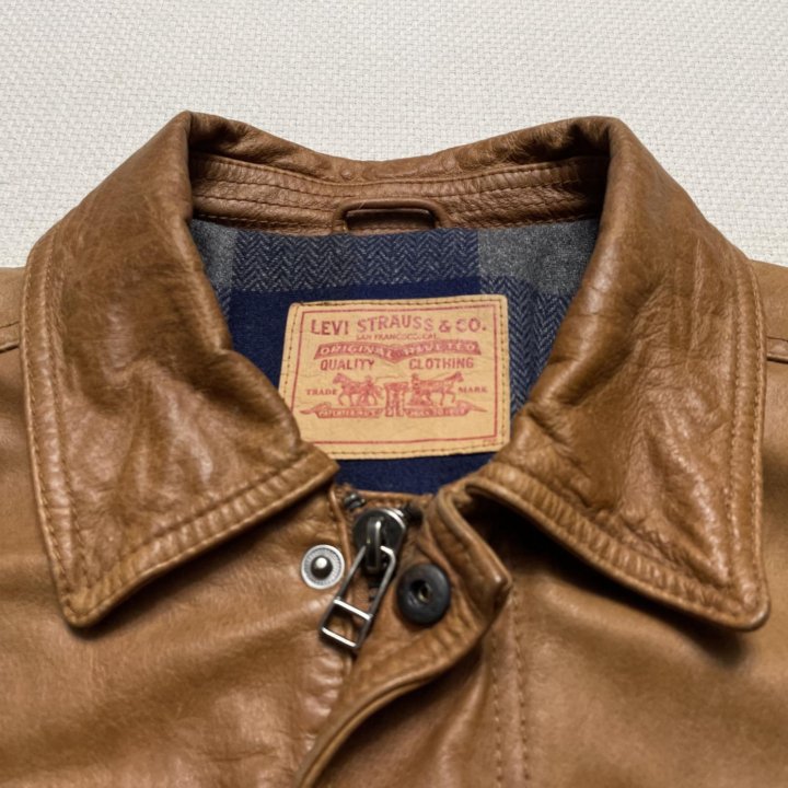 Levi's Leather Trucker Jacket