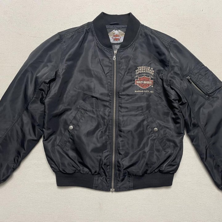 Harley Davidson Ofiicial Dealer Nylon Bomber