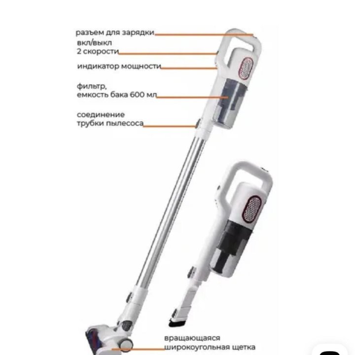 Пылесос беспроводной новый. Бесплатная доставка