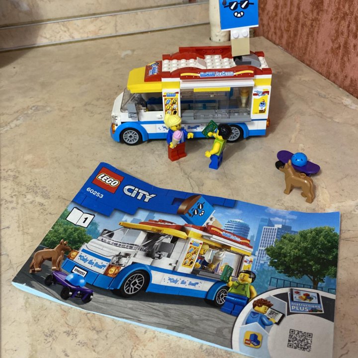 Lego city 60253 Фургон с мороженым. Оригинал