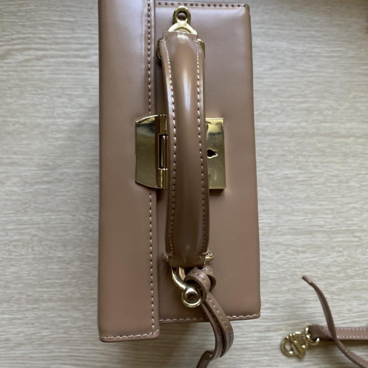 Сумка клатч бежевый