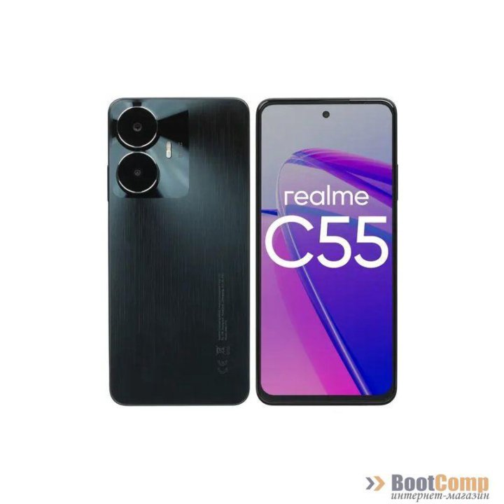 Смартфон REALME C55 LTE 6.72” Черный (RMX3710) 256Гб/8 Гб