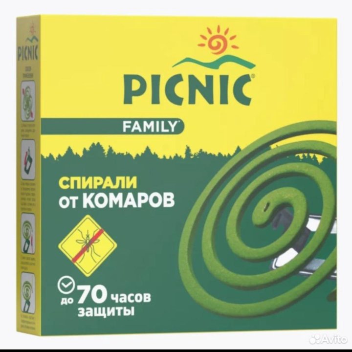 Рiсniс Family Cпиpaли oт комаров 10шт